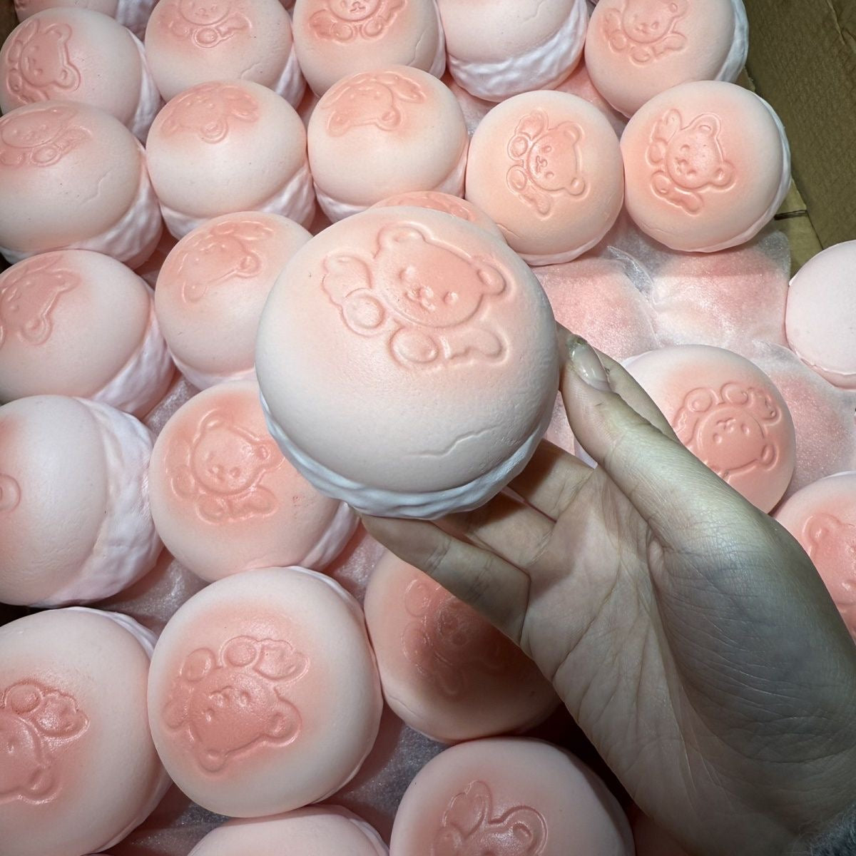 Smiley Bear Slow Rising Squishy Stress Relief Decompression Toy