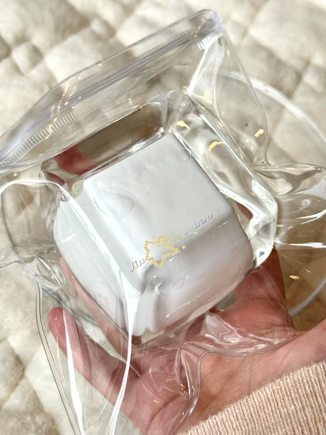 Transparent Cube Squishy Stress Relief Decompression Toy