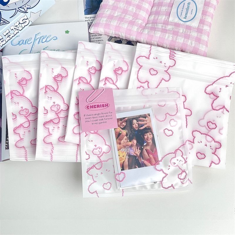 100PCS PP Ziplock Bag Squishy Storage Bags