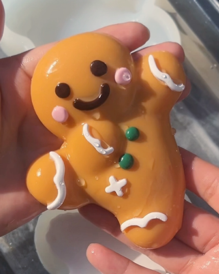 Dancing Ginger Bread Squishy Stress Relief Decompression Toy