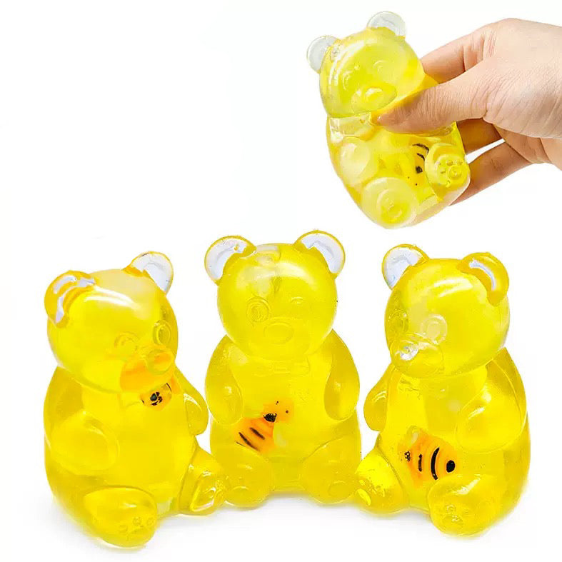 Stress Ball Jelly Bear Squishy Stress Relief Decompression Toy