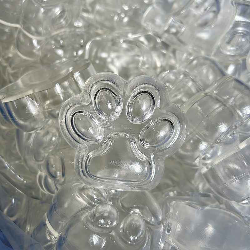Transparent Cat Paw Stress Ball Skin 5.5cm