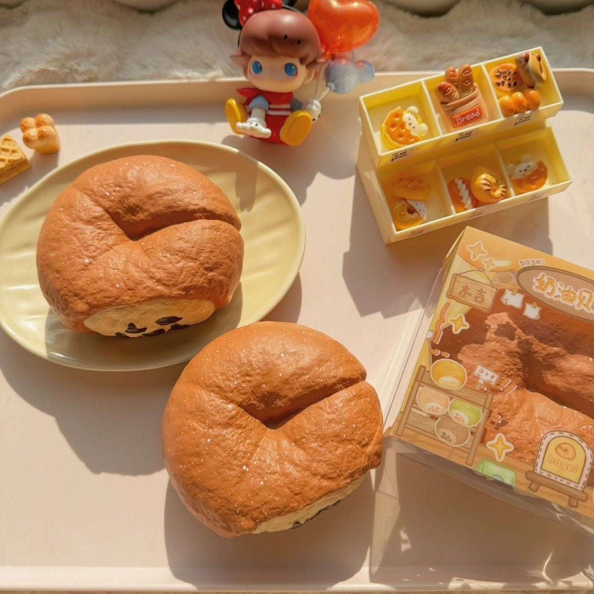 Bagel Slow Rising Squishy Stress Relief Decompression Toy