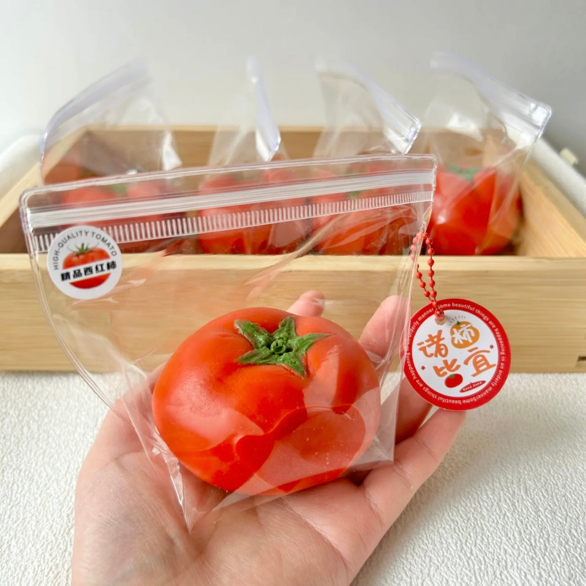 🍅 Tomato Squishy Stress Relief Decompression Toy