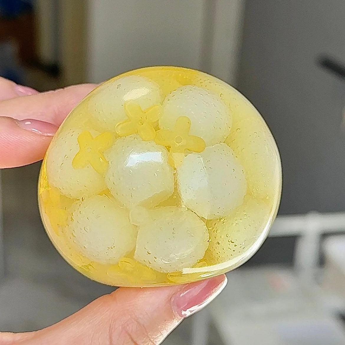 Stress Ball Candy Drop Beads Squishy Stress Relief Decompression Toy