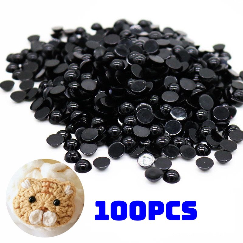 100pcs Artificial Eyes for Squishy Dolls Yarn Art