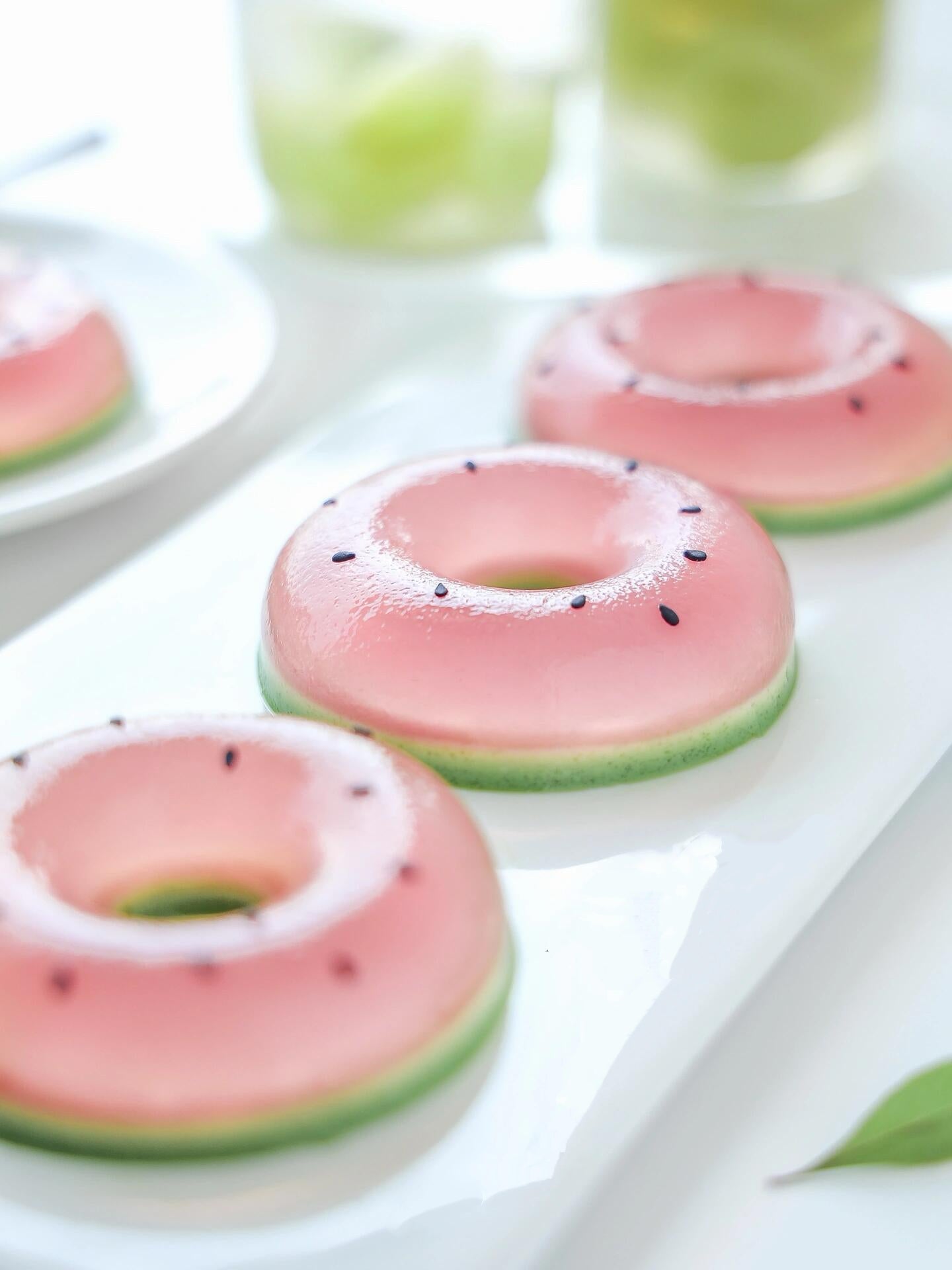Watermelon Donuts Squishy Stress Relief Decompression Toy