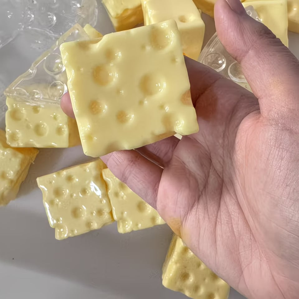 Cheese Stress Ball Skin w/ Plug