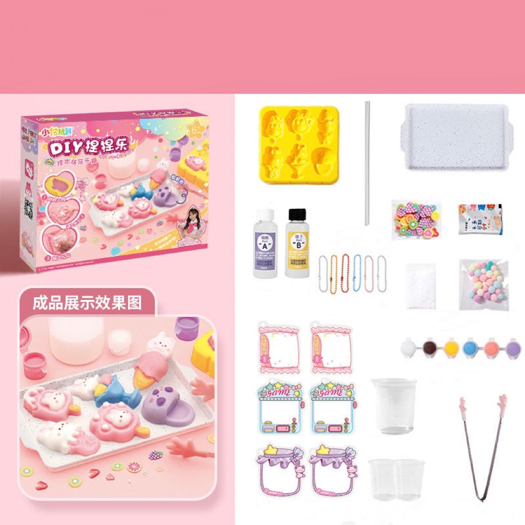 Animal Squishy Making Kit for Starter, No Odor, for Squishy Toy Making