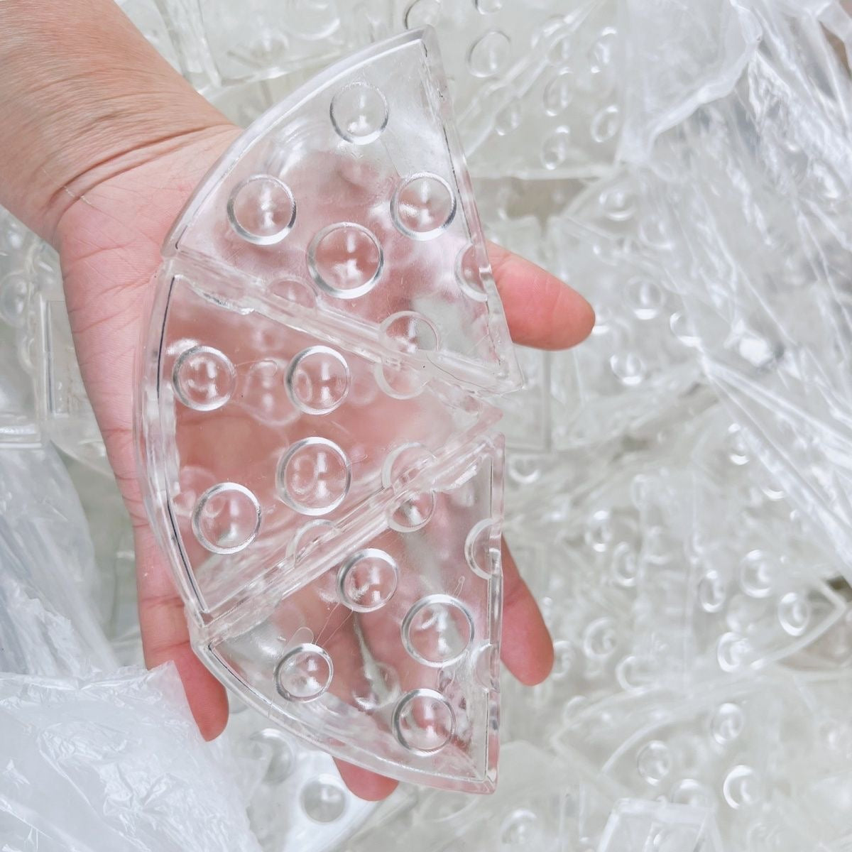 Transparent Cheese Stress Ball Skin