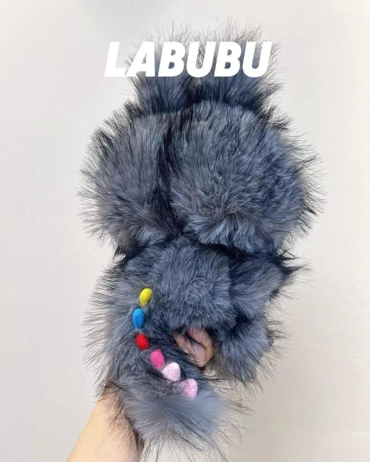 38cm Retrofit Labubu Plush Toy - Handmade Unique Labubu Custom Design