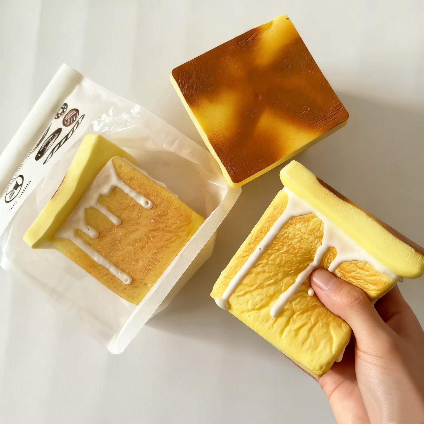 Toast Slow Rising Squishy Stress Relief Decompression Toy