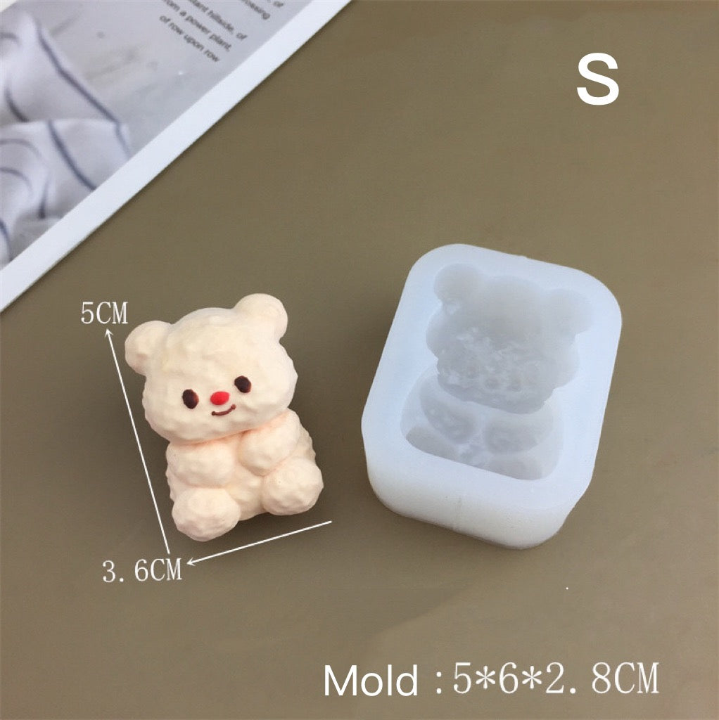 Bear Silicone Molds for Squishy Resin
