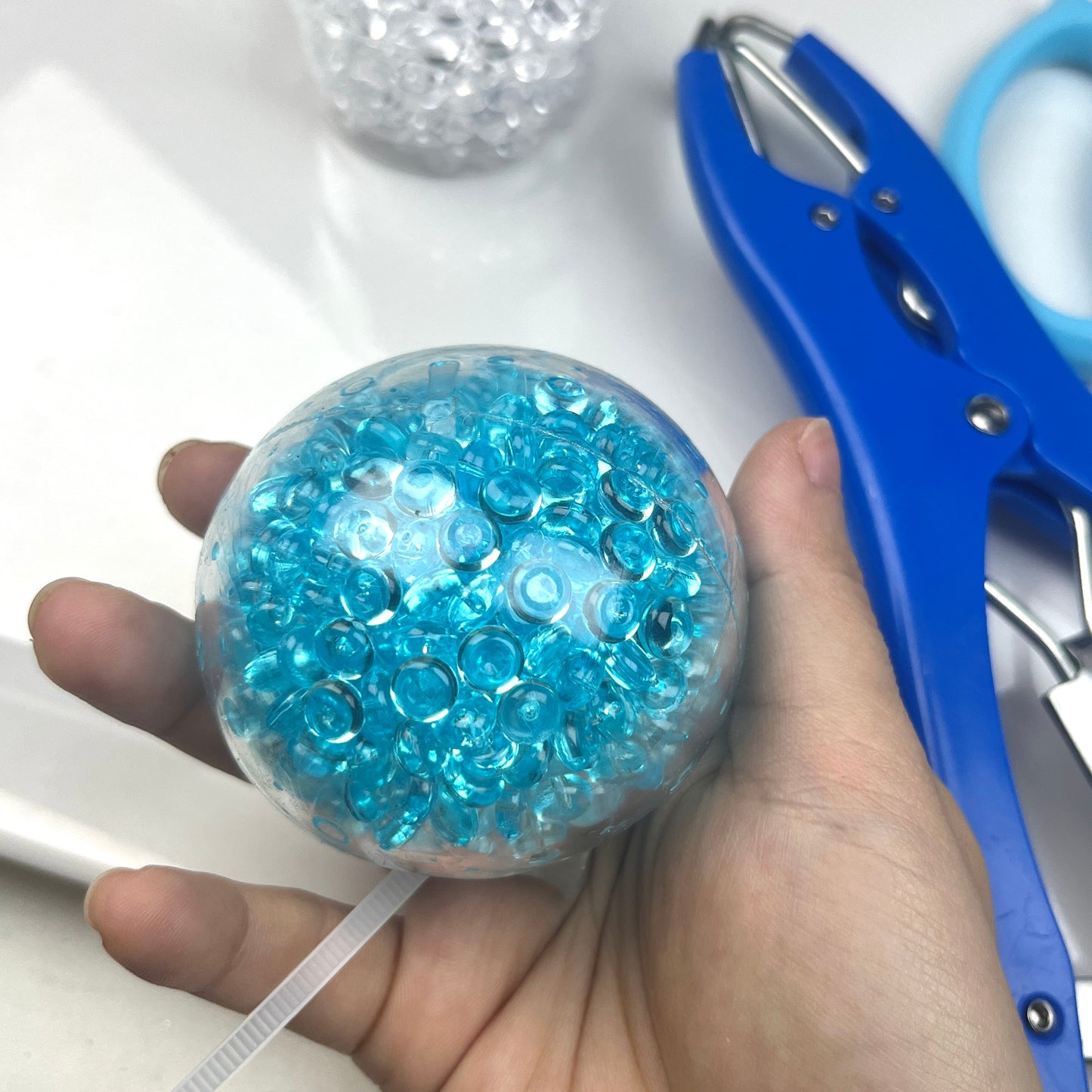 Stress Ball Gradient Beads Squishy Stress Relief Decompression Toy