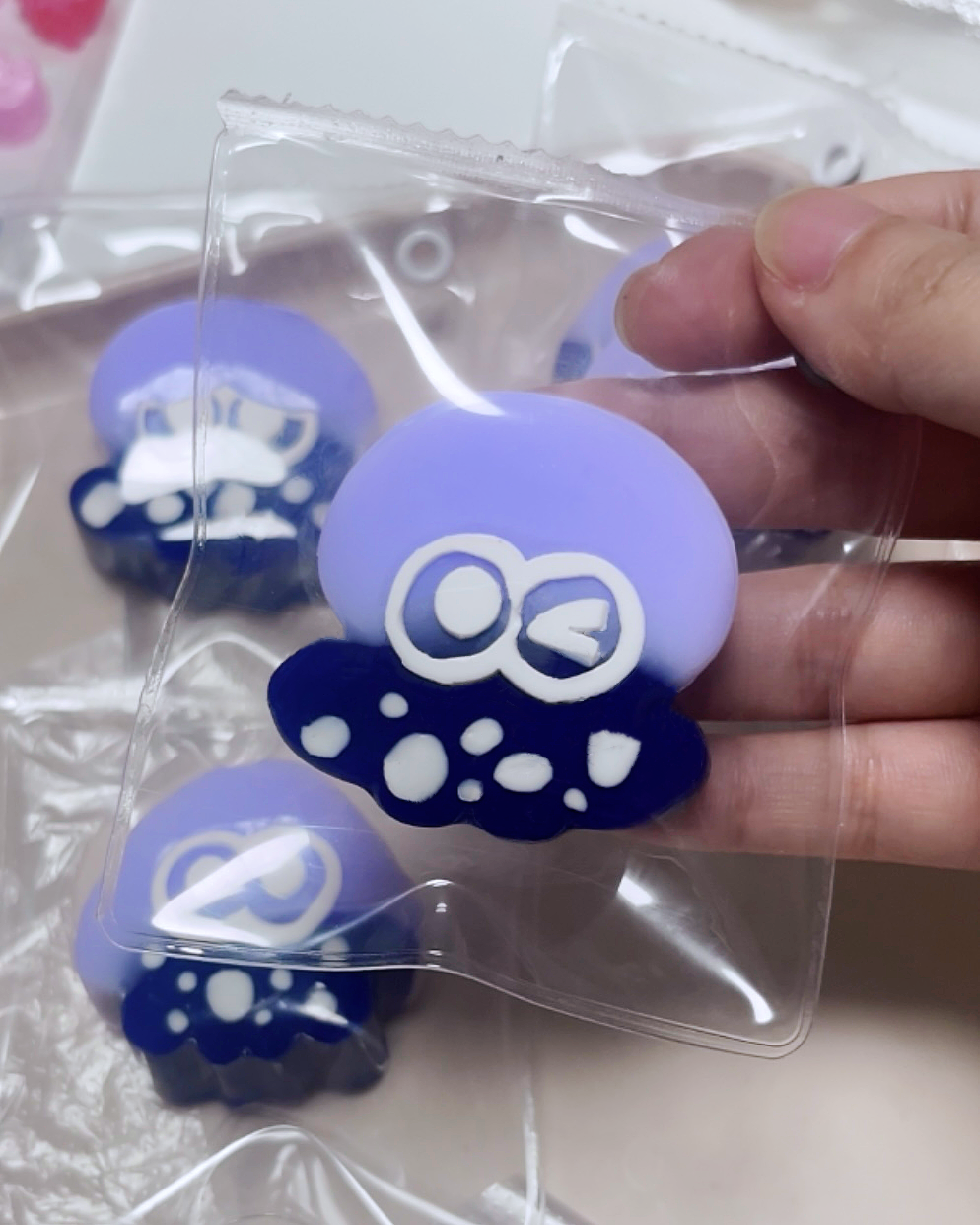 3 Pcs Splatoon Squishy Stress Relief Decompression Toy