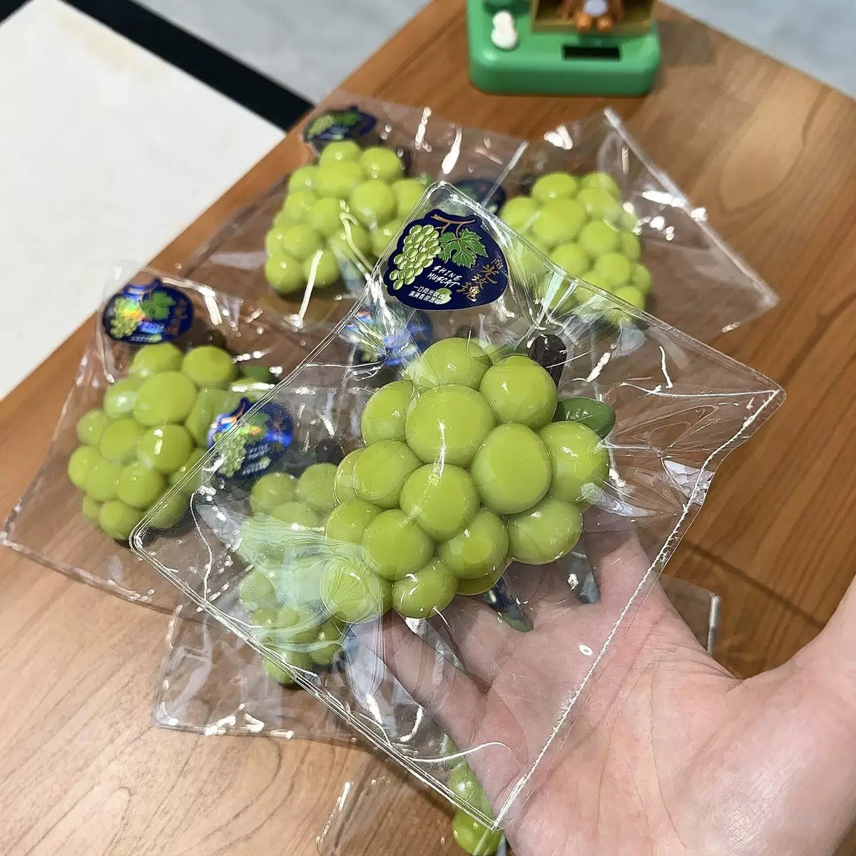 Green Grape Taba Squishy Stress Relief Fidget Toy