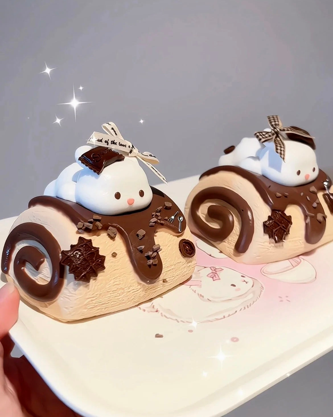 Bunny Roulade Squishy Stress Relief Decompression Toy
