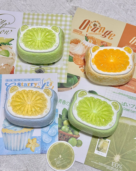 Fruit Juice Bear Squishy Stress Relief Decompression Toy