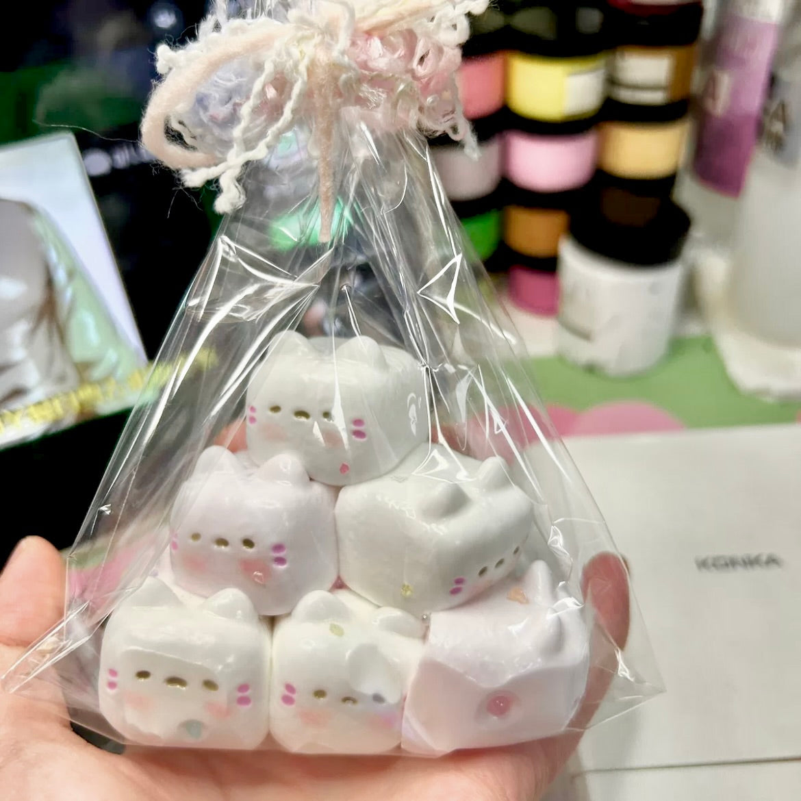Kitty Marshmallow Bundle Squishy Stress Relief Decompression Toy