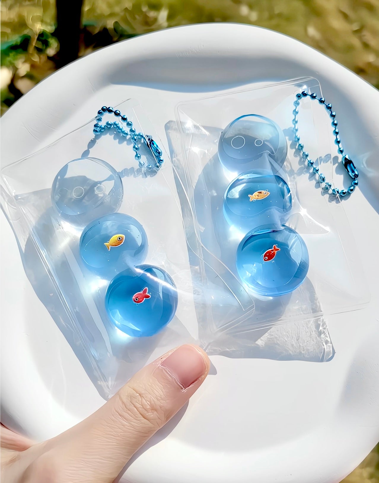 3 Transparent Balls Squishy Stress Relief Decompression Toy