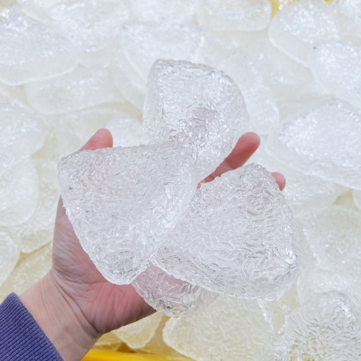 Transparent Rice Ball Stress Ball Skin