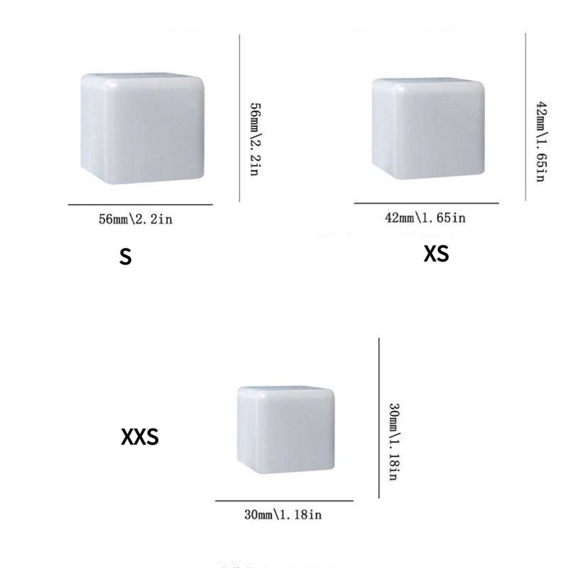 Square Ice Cube Silicone Molds