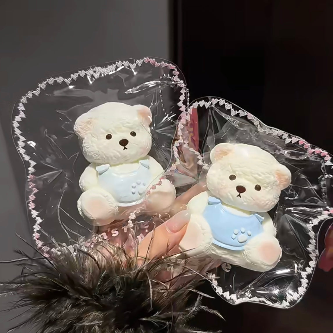 Blue Bear Squishy Stress Relief Decompression Toy