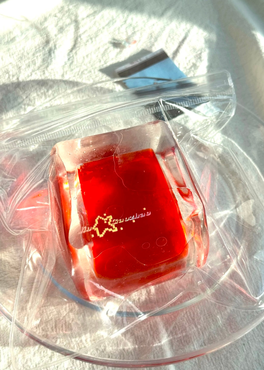 Transparent Cube Squishy Stress Relief Decompression Toy