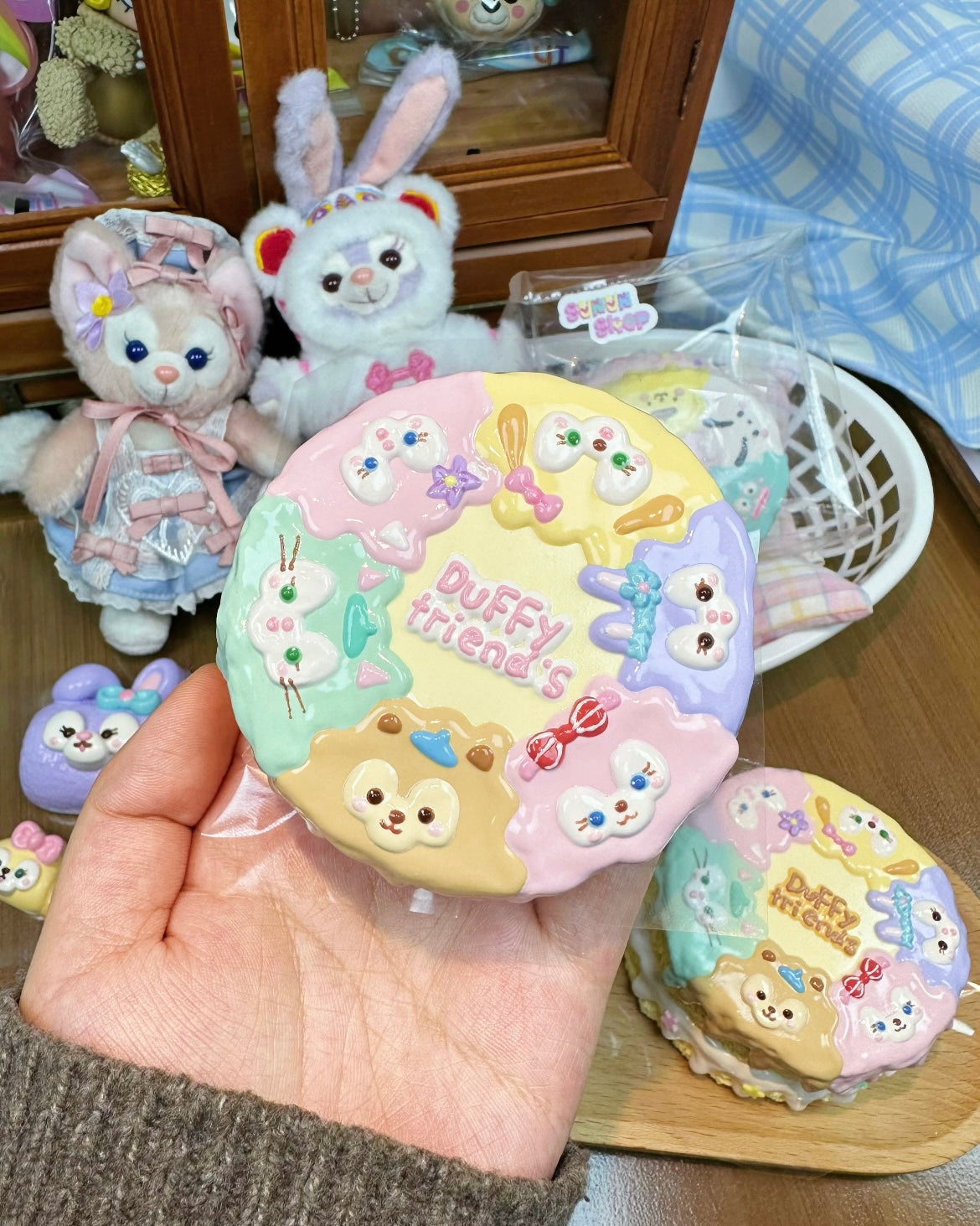 Birthday Cake Handdraw Squishy Stress Relief Toy