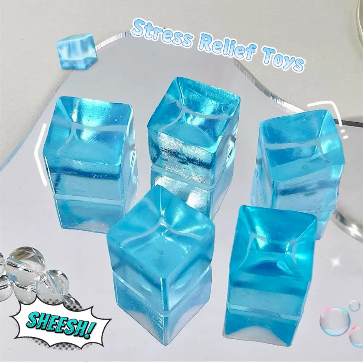 Ice Cube Squishy Stress Relief Decompression Toy