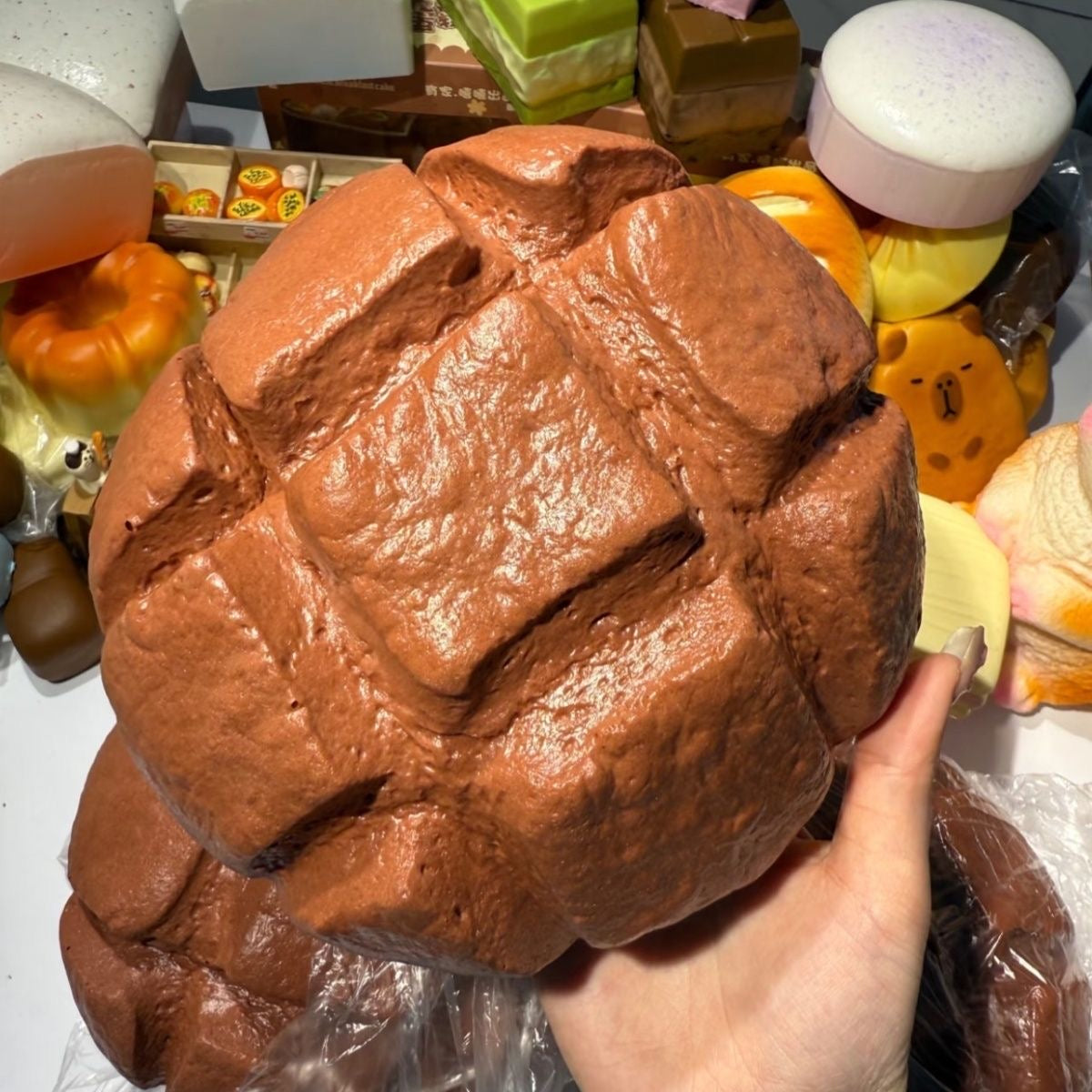 Melon Bread Slow Rising Squishy Stress Relief Decompression Toy