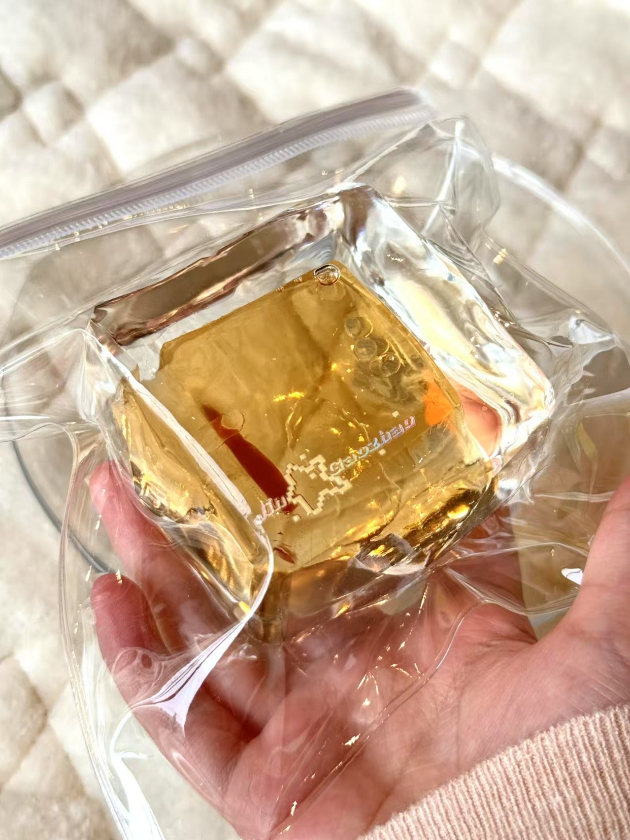 Transparent Cube Squishy Stress Relief Decompression Toy