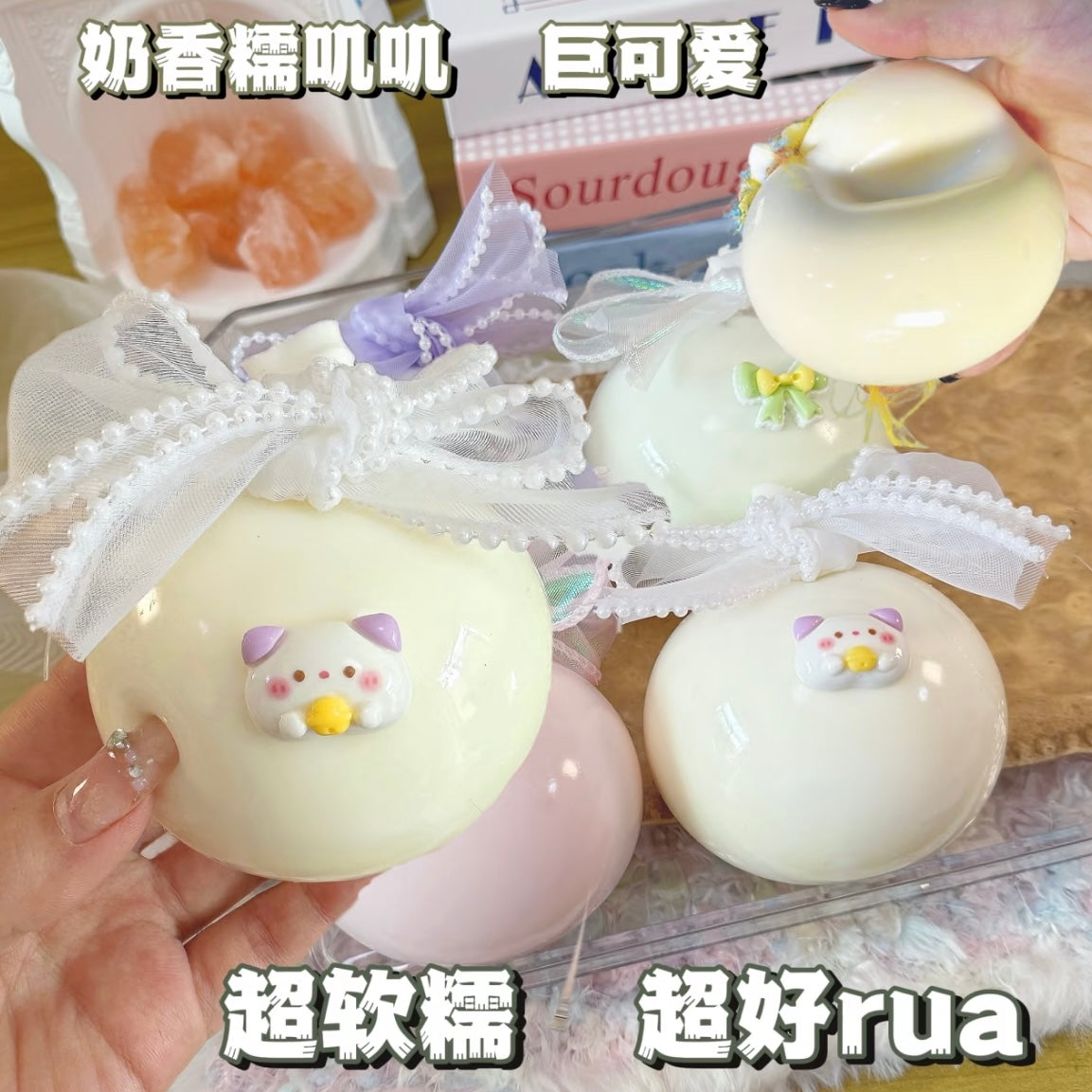 Stress Ball Slime Filling Squishy Stress Relief Decompression Toy