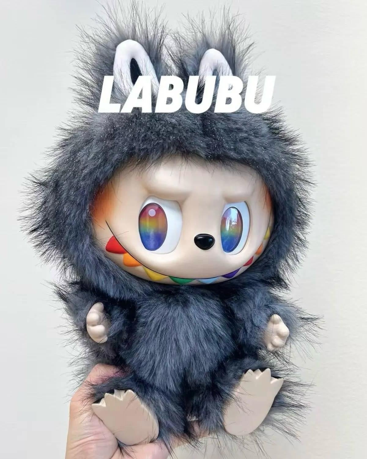 38cm Retrofit Labubu Plush Toy - Handmade Unique Labubu Custom Design
