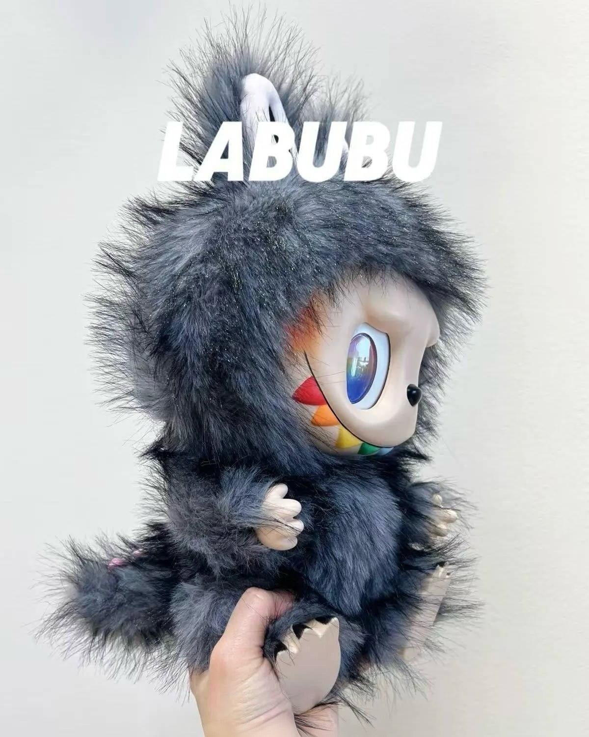 38cm Retrofit Labubu Plush Toy - Handmade Unique Labubu Custom Design