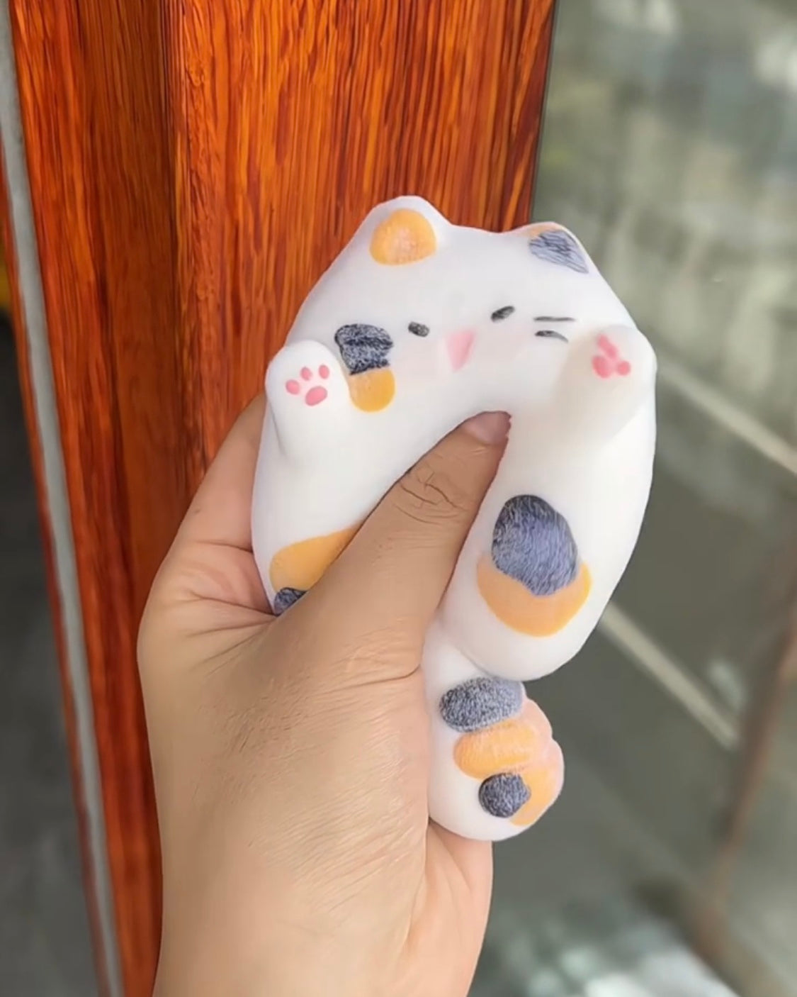 Calico Cat Squishy Stress Relief Decompression Toy
