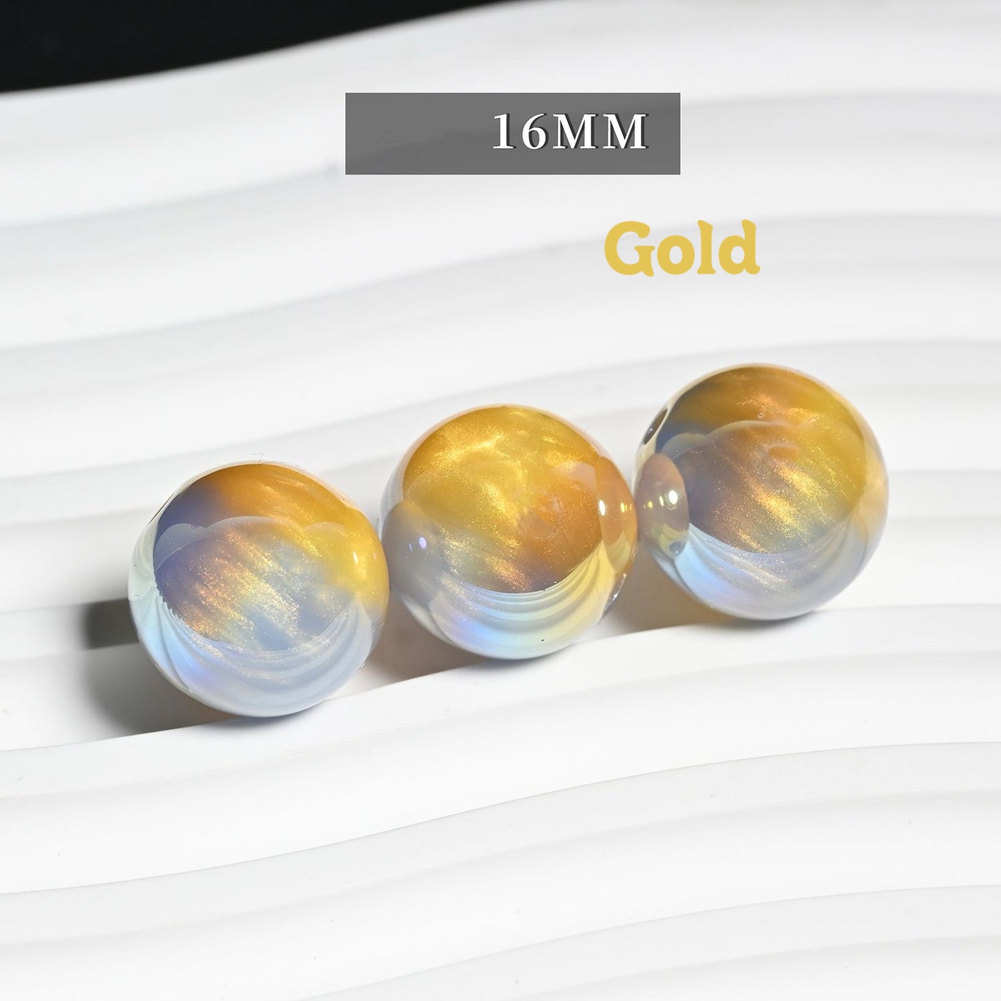 20 Cloud Round Beads for Handmade Crafts Bracelets Necklace Squishy Dolls Yarn Art