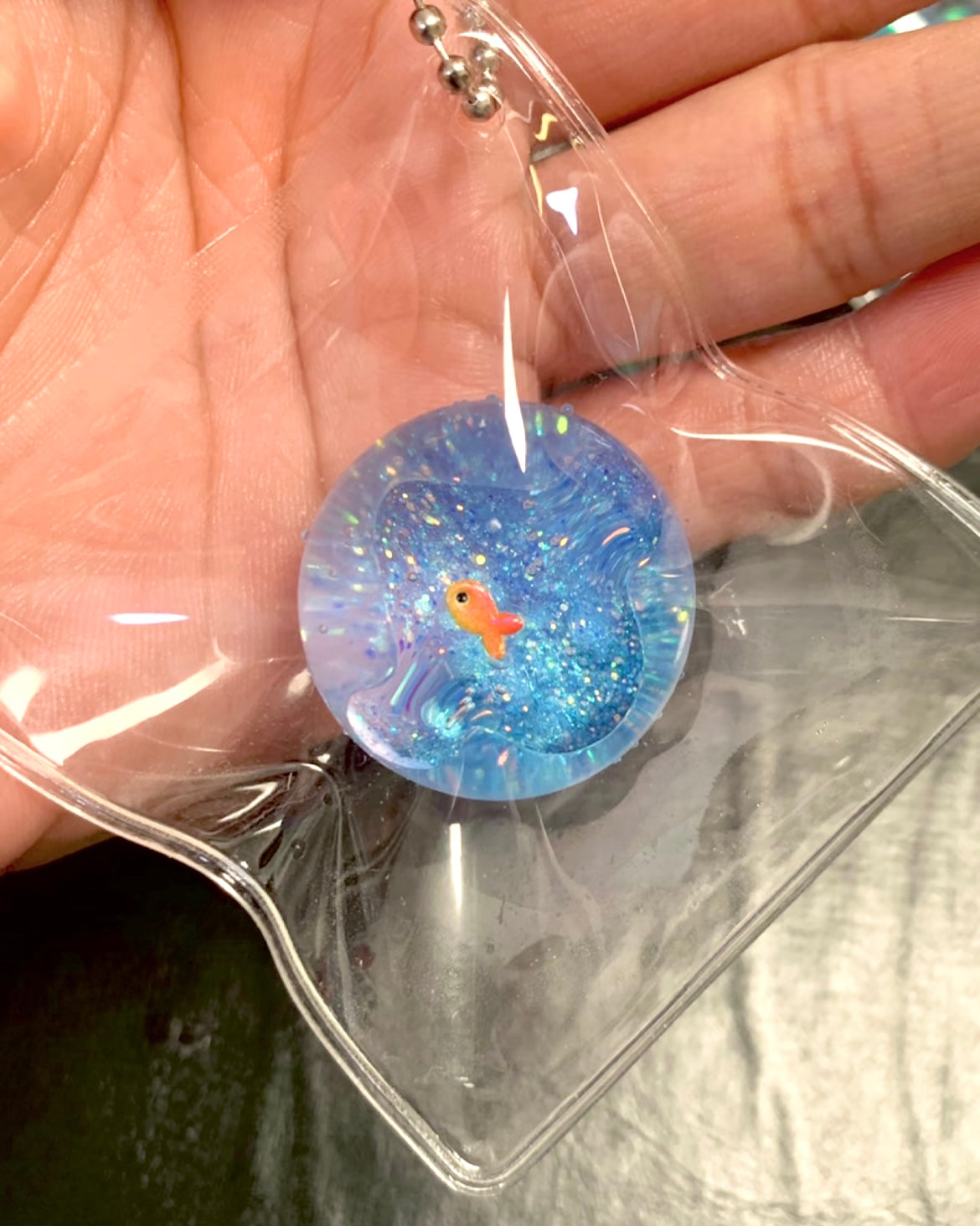 3 Transparent Fish Balls Squishy Stress Relief Decompression Toy