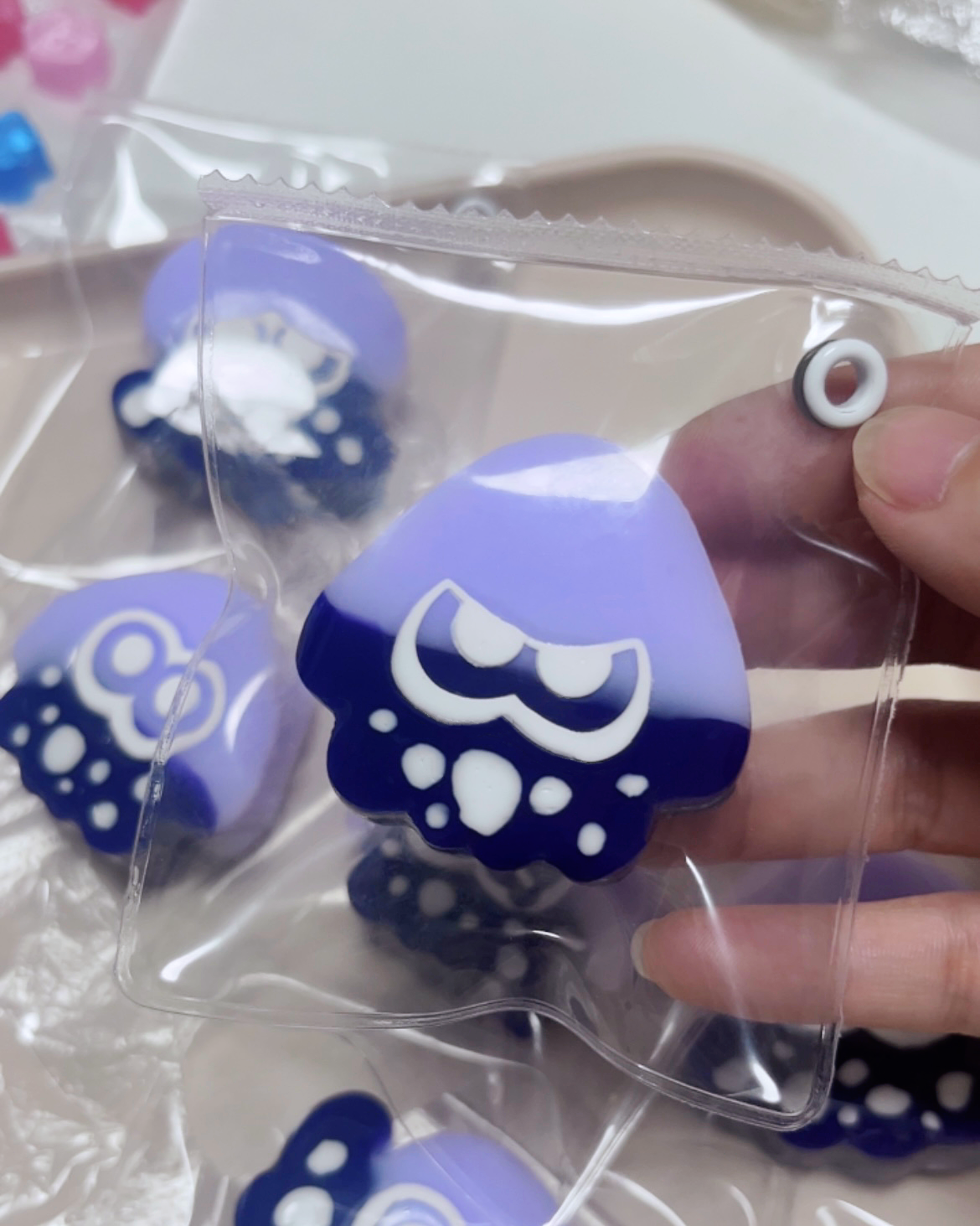 3 Pcs Splatoon Squishy Stress Relief Decompression Toy