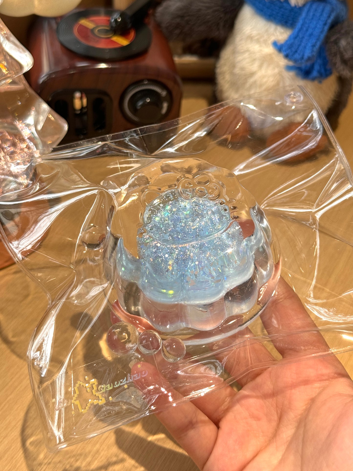 Hello Kitty Pudding Transparent Squishy Stress Relief Decompression Toy
