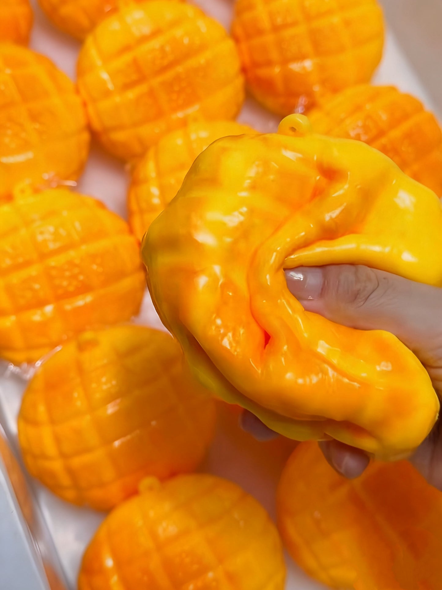 Stress Ball Melon Bread Squishy Stress Relief Decompression Toy