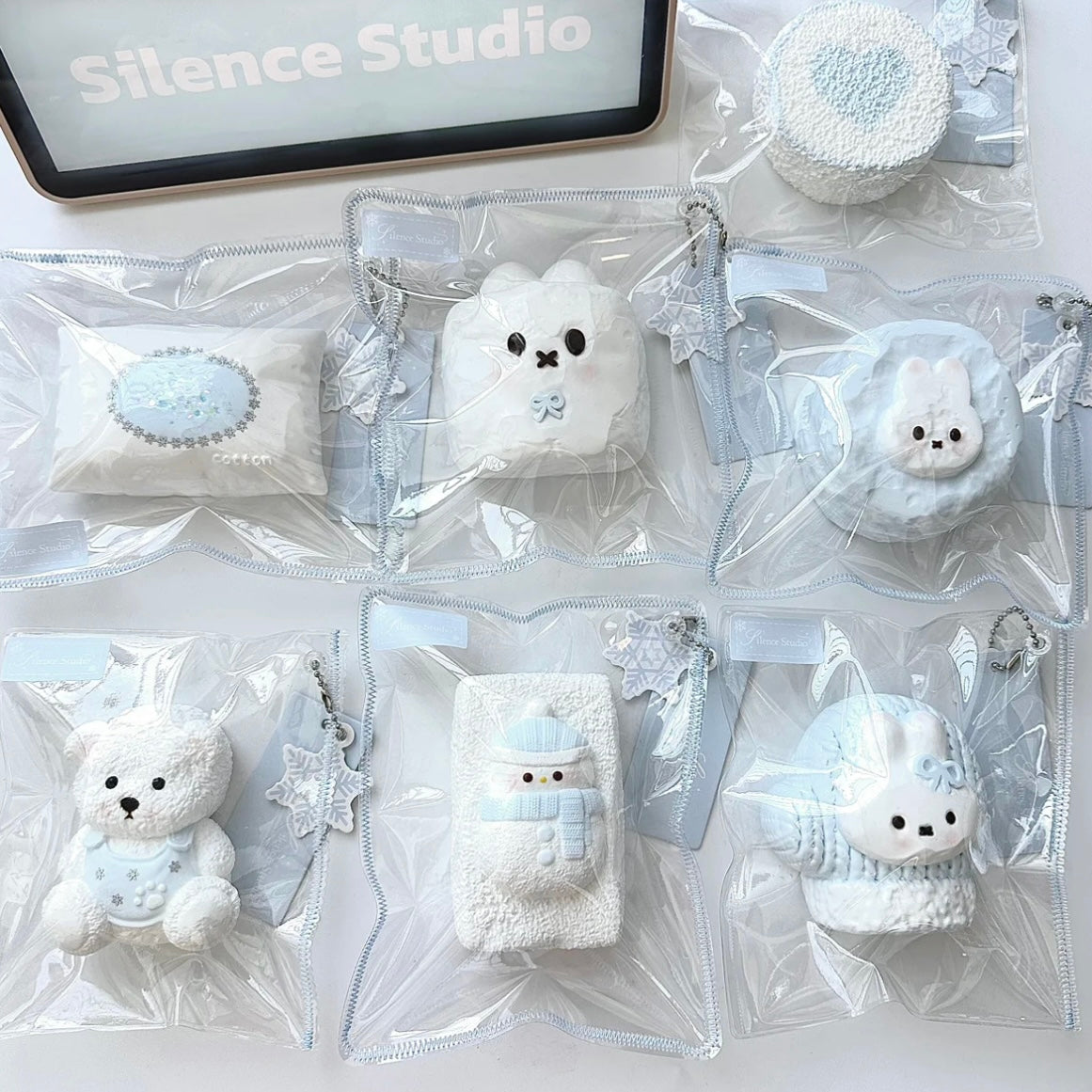 Blue Season Bear Series Squishy Stress Relief Decompression Toy