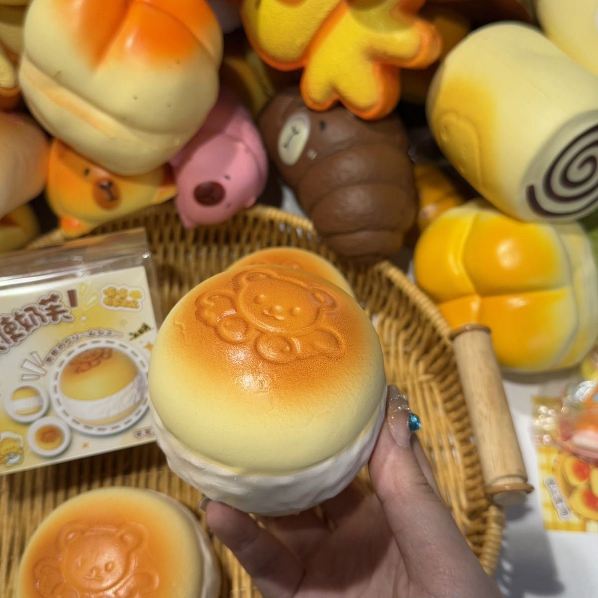 Smiley Bear Slow Rising Squishy Stress Relief Decompression Toy
