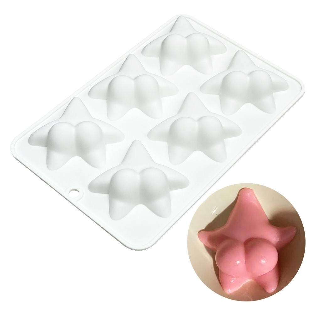 6 Pcs Patric Mold Silicone Squishy Mold