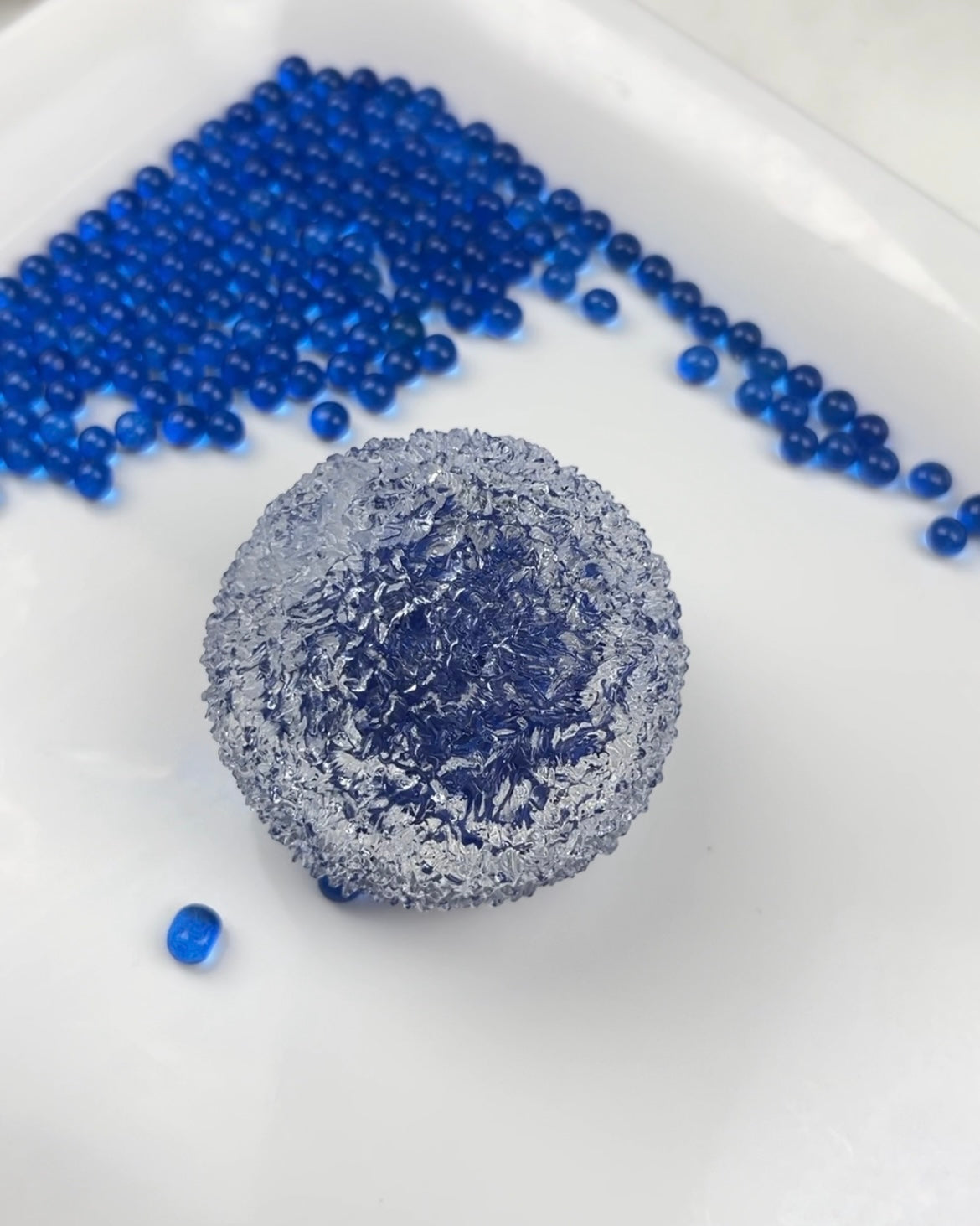 Stress Ball Sapphire Blue Squishy Stress Relief Decompression Toy