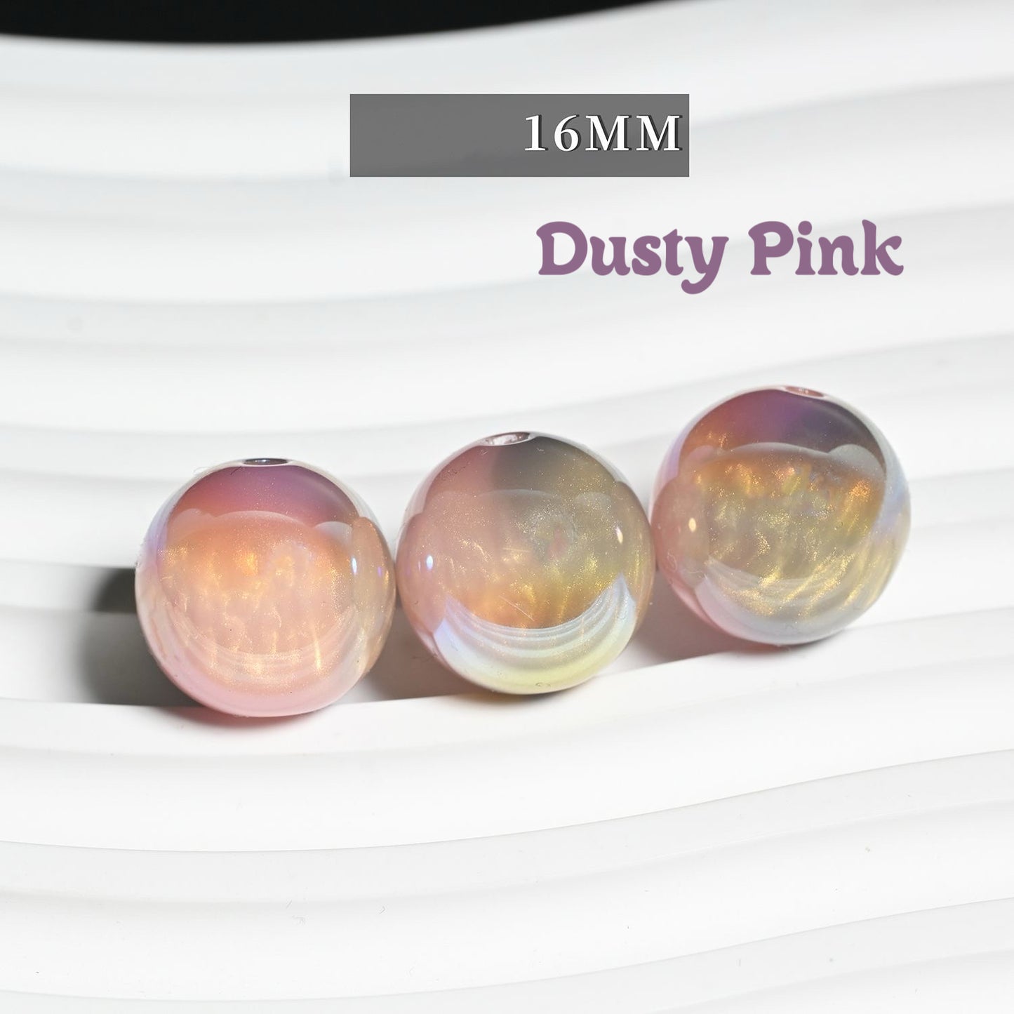 20 Cloud Round Beads for Handmade Crafts Bracelets Necklace Squishy Dolls Yarn Art