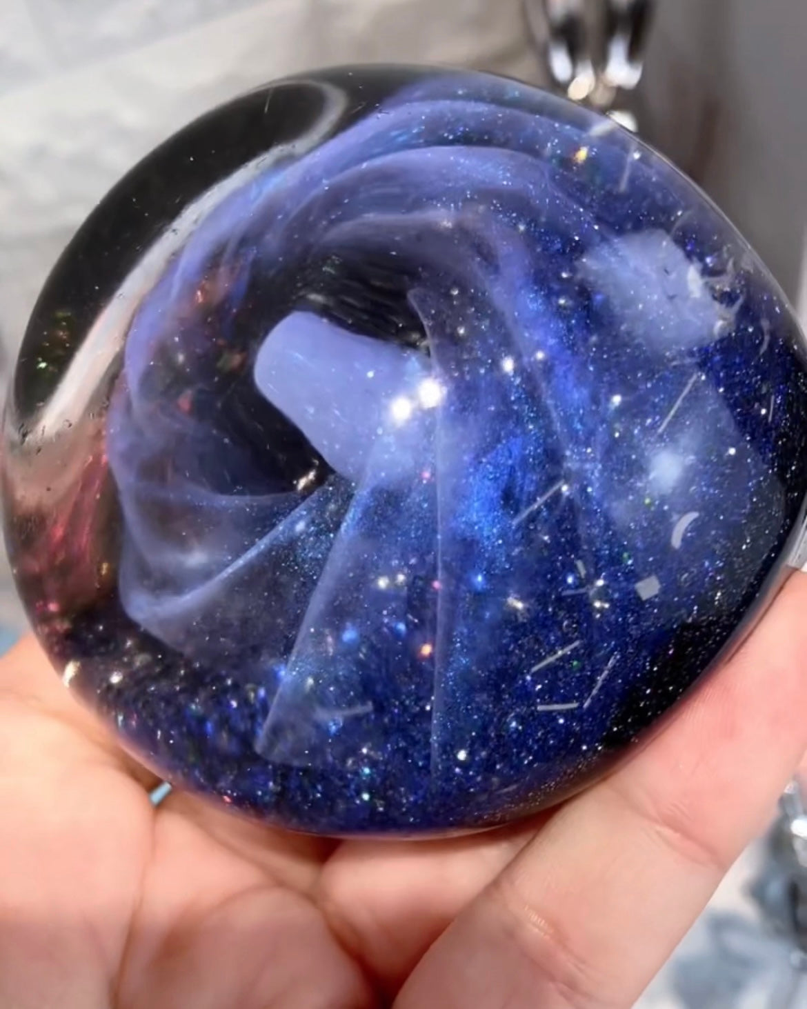 Transparent Cosmos Squishy Stress Relief Decompression Toy