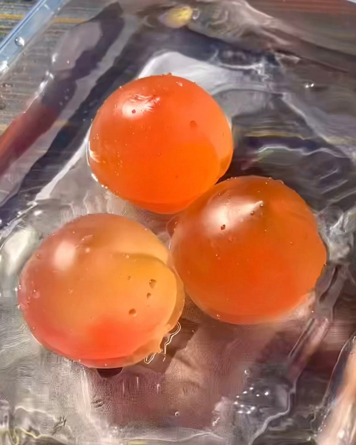 Translucent Peach Squishy Stress Relief Decompression Toy