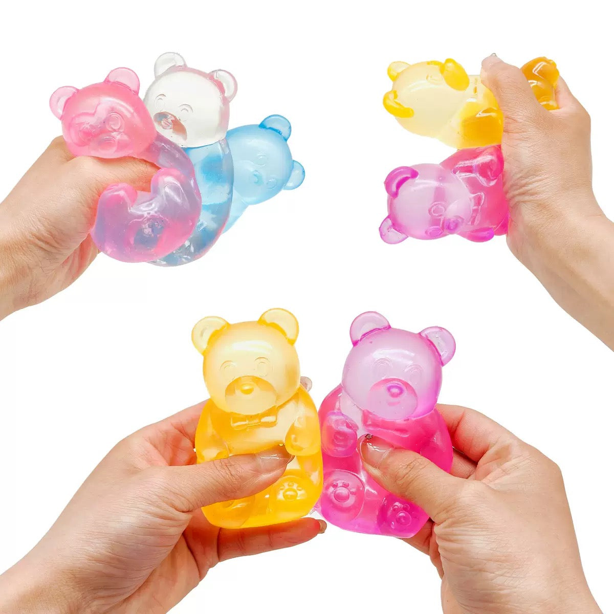 Stress Ball Jelly Bear Squishy Stress Relief Decompression Toy