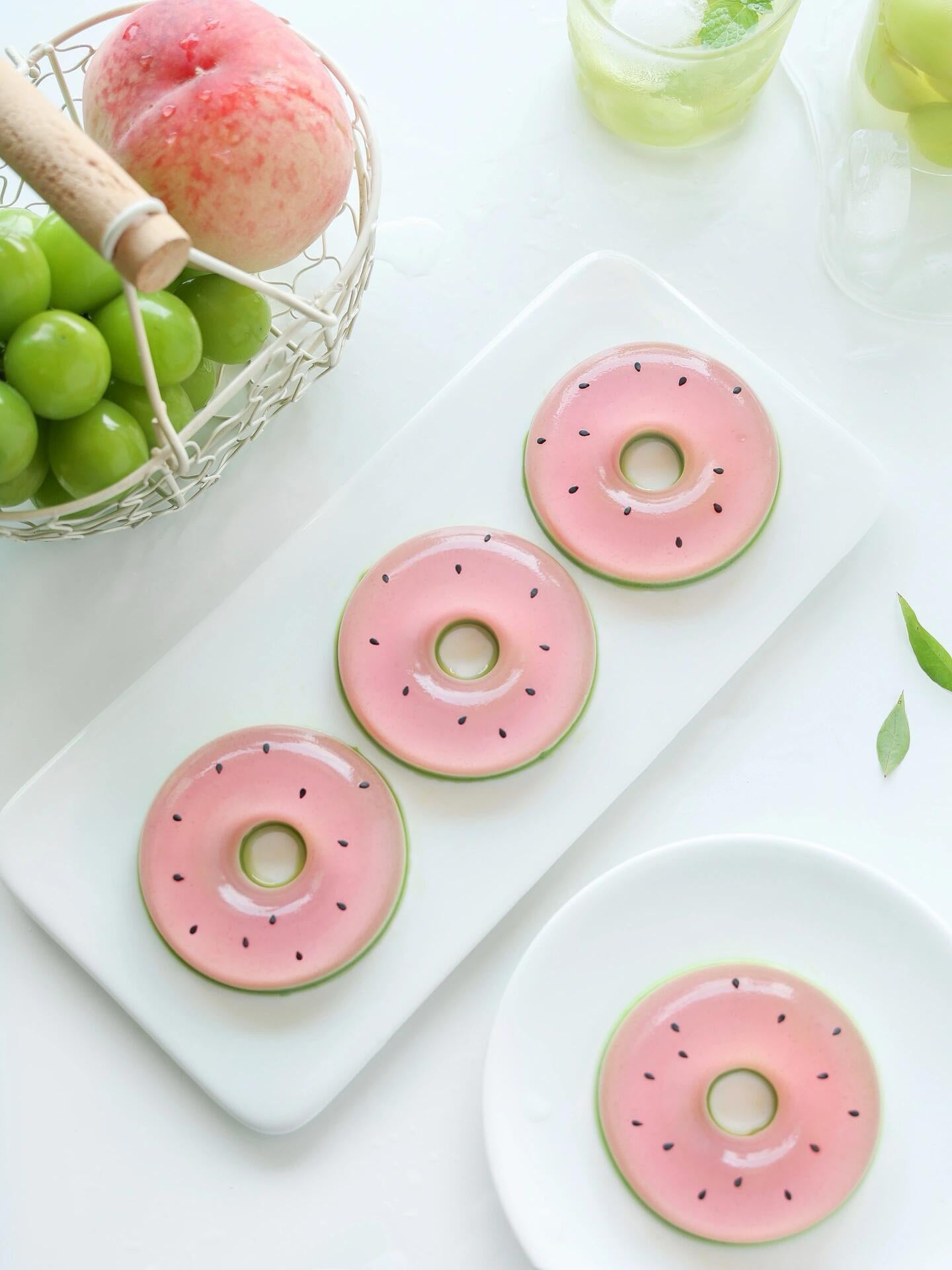 Watermelon Donuts Squishy Stress Relief Decompression Toy